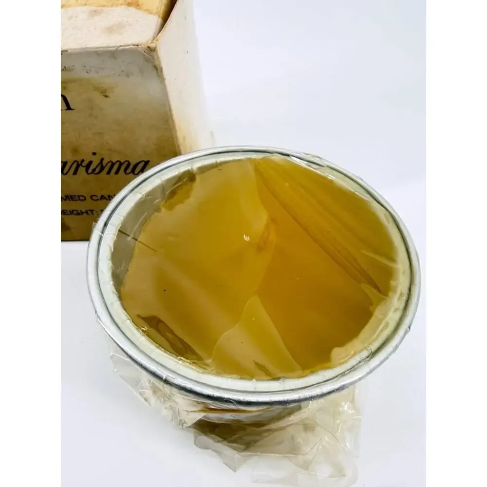 NEW Vintage 1970s Avon Charisma Perfumed Candle Refill 2